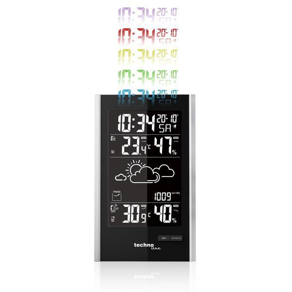 Метеостанція Technoline WS9060 Black/Silver (WS9060) (без акумулятора та зарядного пристрою) DS_DAS301786 фото