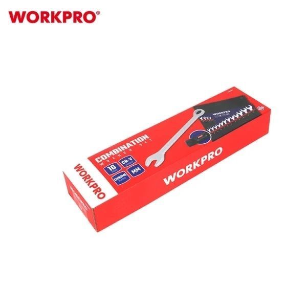 Набір ключів комбінованих WORKPRO (16 шт.) 6-32 мм CR-V PRO PLUS WP202503 DC_408888 фото