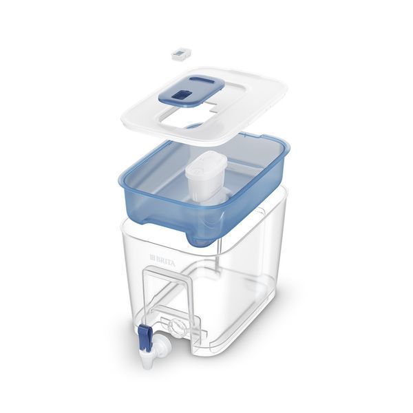 Brita Фильтр для воды Flow Memo MXPro 8.2л (5.2л очищенной воды) синий RC_1052805 фото