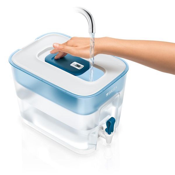 Brita Фильтр для воды Flow Memo MXPro 8.2л (5.2л очищенной воды) синий RC_1052805 фото