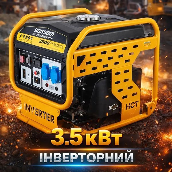 Інверторний бензиновий генератор 3.5 кВт 12 В Sinco SG3500i SP_SG3500i фото