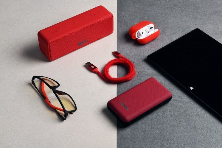 Акустическая система 2E SoundXBlock TWS Waterproof Red RC_2E-BSSXBWRD фото