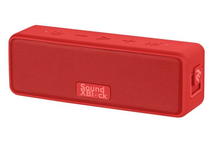 Акустическая система 2E SoundXBlock TWS Waterproof Red RC_2E-BSSXBWRD фото