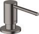 Дозатор для моющих средств Hansgrohe A41, 500мл, черный матовый хром RC_40438340 фото 1