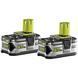 Акумулятори Ryobi RB18LL50 (2 акумулятори) 5,0 А/ч. HY_5133002648 фото 1