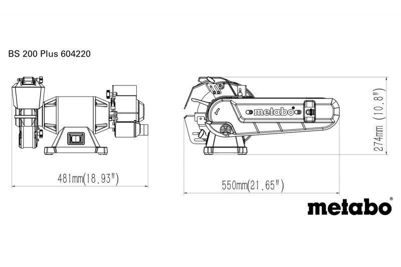 Комбинированное точило Metabo BS 200 Plus HY_90114945 фото