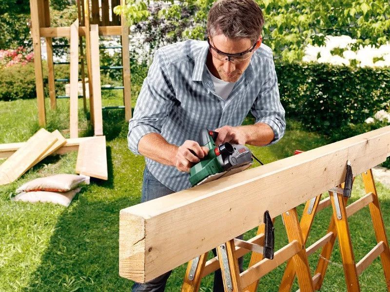 Bosch Рубанок PHO 2000 380Вт 80мм строгание до 2мм 2.58кг RC_0.603.2A4.100 фото