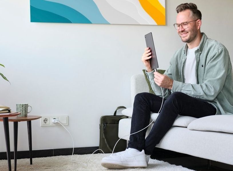 Зарядний пристрій мережевий Maxo 45Вт, USB-C PD, білий RC_25138_TRUST фото