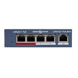 Коммутатор сетевой POE GV-017-AI-4+1P LP_21933 фото