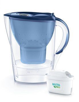 Фильтр-кувшин Brita Marella Memo MXPro 2.4л (1.4л очищенной воды) синий RC_1052799 фото