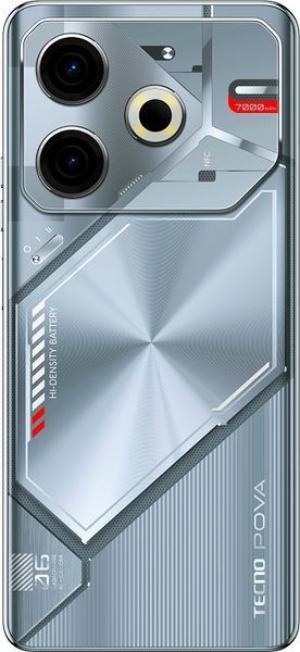 Смартфон POVA 6 NEO (LI6) 6.78" 8/256ГБ, 2SIM, 7000мАч, Starry Silver TECNO RC_4894947023637 фото