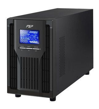 Источник бесперебойного питания FSP Champ 1K, 1000VA/900W, LCD, USB, 3xSchuko RC_PPF8001300 фото