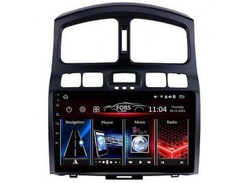Штатна автомагнітола FORS.auto M200 для Hyundai Santa Fe (2+32Gb, 9") 2000-2006 FA_2040-M200 фото