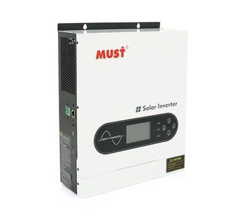 Гібридний інвертор MUST PV1800-1612 ECO, 2000VA/1600W, 12V, струм заряду 16-80А, MPPT 80А, 290*367*111мм, 6,4 кг U_38291 фото