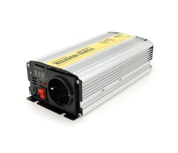 Інвертор напруги RITAR RSC-500, 12V/220V, 500W з правильною синусоїдою, 1xShuko, 1xUSB, клемні дроти, Q20 U_28832 фото