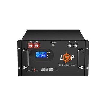 Акумулятор LP LiFePO4 51,2V - 230 Ah (11776Wh) (Smart BMS 200A) с LCD RM AB RS485/CAN LP_30386 фото