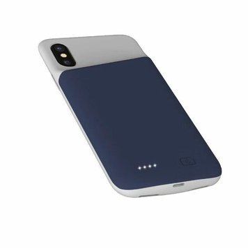 Чохол акумулятор AmaCase для iPhone X/XS Синій (4000 маг) AMA_081 фото