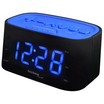 Часы настольные с радио Technoline WT465 Black/Blue (WT465 blaue) DS_DAS302337 фото
