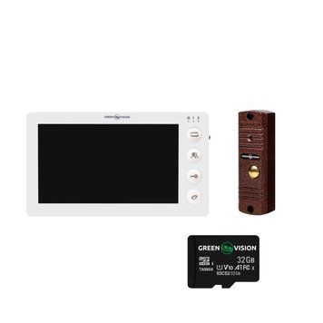 Комплект відеодомофону GV-947 SD-32Gb LP_23469 фото