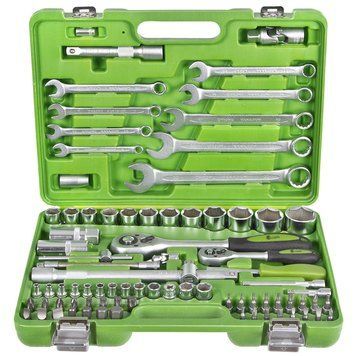 Универсальный набор инструмента Alloid НГ-4082П 1/4" & 1/2", 82 предмета OL_00000055437 фото