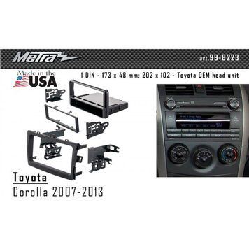 Перехідна рамка Metra 99-8223 для Toyota Corolla AV_99-8223 фото