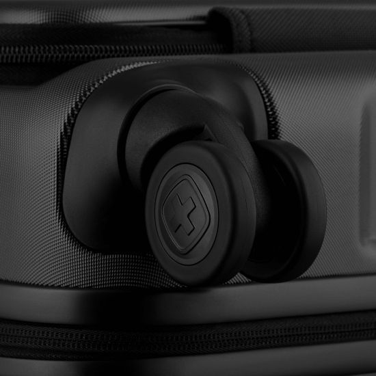 Валіза Wenger Skyon Hardside Carry-On, мала, з відсіком для н/б 16", полікарбонат, TSA, 4 колеса, розширення, USB, чорний RC_653563 фото