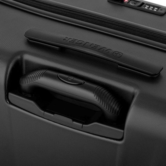 Валіза Wenger Skyon Hardside Carry-On, мала, з відсіком для н/б 16", полікарбонат, TSA, 4 колеса, розширення, USB, чорний RC_653563 фото
