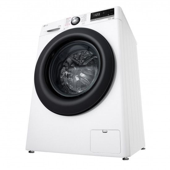 Пральна машина LG фронтальна, 10,5 кг, 1400, A+++, 57см, дисплей, пара, інвертор, білий RC_F4V3RS6WW фото