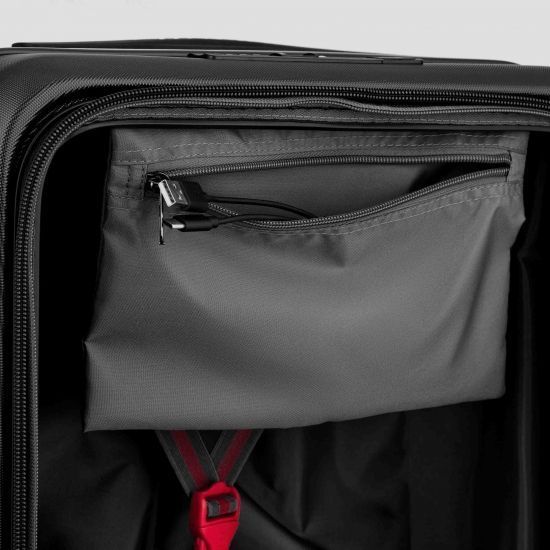Валіза Wenger Skyon Hardside Carry-On, мала, з відсіком для н/б 16", полікарбонат, TSA, 4 колеса, розширення, USB, чорний RC_653563 фото