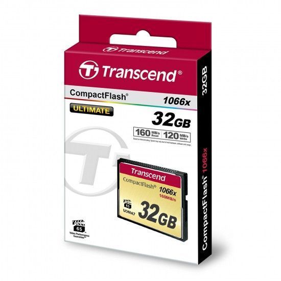 Карта памяти Transcend 1000x CompactFlash (Ultimate) [TS32GCF1000] RC_TS32GCF1000 фото