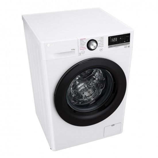 Пральна машина LG фронтальна, 10,5 кг, 1400, A+++, 57см, дисплей, пара, інвертор, білий RC_F4V3RS6WW фото