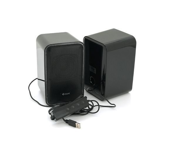 Колонки Kisonli X21B, 2x10W, USB/RGB light/BT, DC: 5V/1-2A, Black, BOX, Q15 U_36357 фото