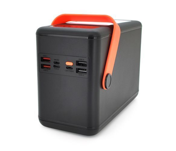 Повербанк 120000 mAh YM-648CX Input: 5V/2 1A Output: 5V /2 1A With 4 owner cable Black U_28193 фото