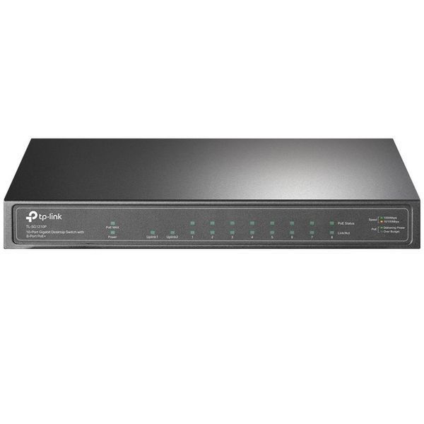 Комутатор TP-LINK TL-SG1210P 8xGE (8xPoE), 1xSFP, 63Вт, Некерований RC_TL-SG1210P фото
