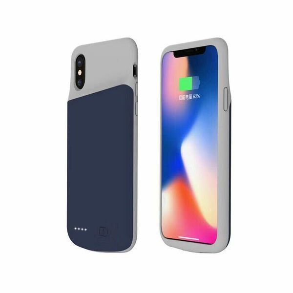 Чохол акумулятор AmaCase для iPhone X/XS Синій (4000 маг) AMA_081 фото