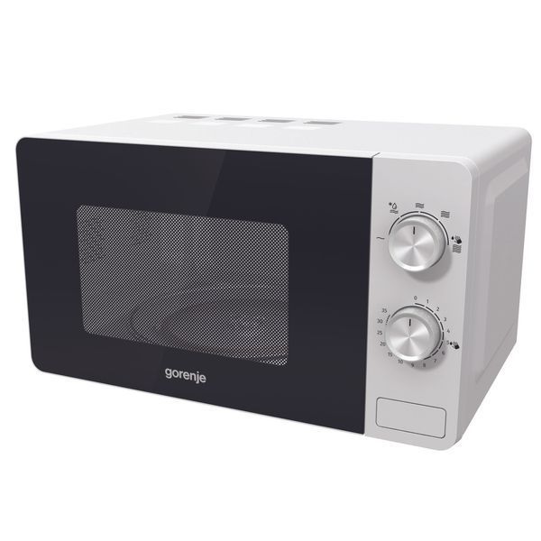 Gorenje Мікрохвильова піч, 17л, хутро. кер., 700Вт, білий RC_MO17E1W фото