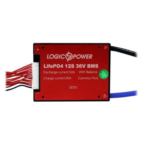 BMS плата LiFePO4 36V 12S Dis 50A Ch 30A LP_14695 фото