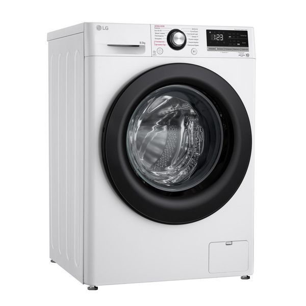 Стиральная машина LG фронтальная, 8.5кг, 1200, A+++, 48см, дисплей, пара, инвертор, белый RC_F2V3GS6WW фото