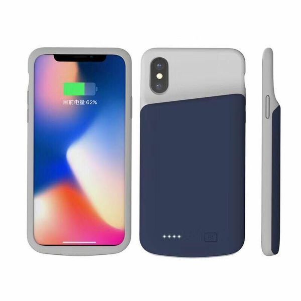 Чохол акумулятор AmaCase для iPhone X/XS Синій (4000 маг) AMA_081 фото