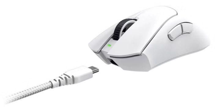 Миша Razer Deathadder V3 Pro, USB-A/WL/BT, білий RC_RZ01-04630200-R3G1 фото