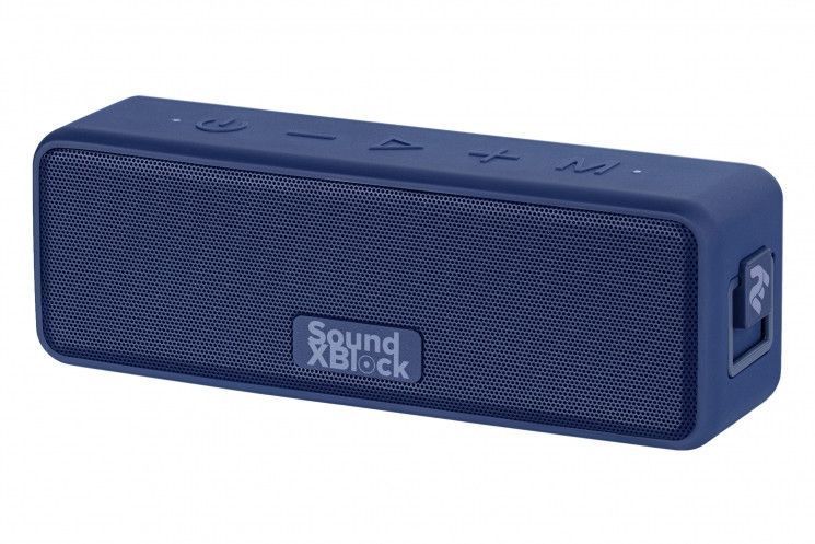 Акустическая система 2E SoundXBlock TWS Waterproof Blue RC_2E-BSSXBWBL фото