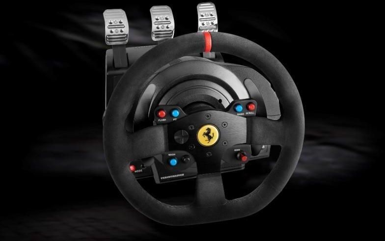 Руль и педали для Thrustmaster T300 Ferrari Integral RW Alcantara Edition, PC/PS3/PS4/PS5 RC_4160652 фото