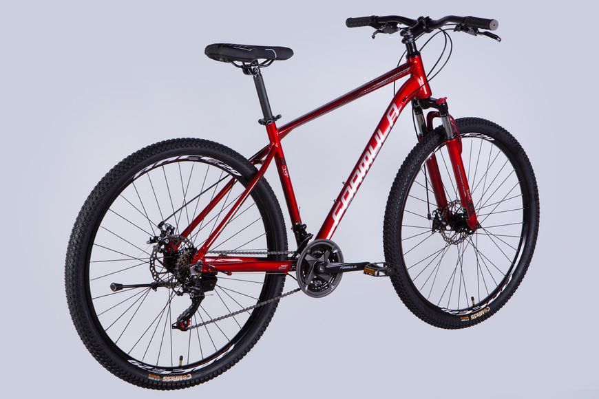 Велосипед AL 29" Formula MOTION DD FR рама-19" червоно-сріблястий 2025 VT_OPS-FR-29-321 фото