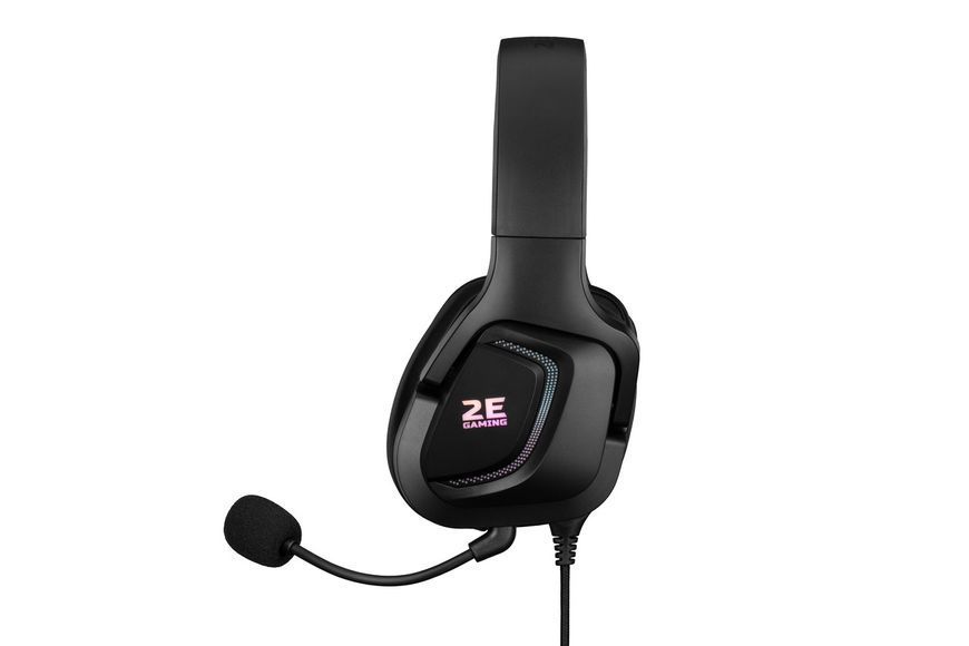 Гарнитура игровая HG340, 7.1, USB-A, RGB, 2м, чёрный 2E Basic RC_2E-HG340BK-7.1 фото