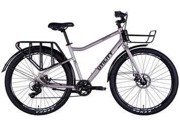 Велосипед AL 27.5" Dorozhnik UTILITY DD CS рама-18,5" сірий 2025 VT_OPS-D-27.5-005 фото