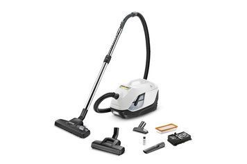 Пилосос Karcher миючий DS 6 Plus, 650Вт, пил -0.6л, вода -2л, НЕРА, білий RC_1.195-252.0 фото