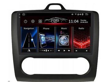 Штатна автомагнітола FORS.auto FS 2 PRO для Ford Focus (2+32Gb, 9", Auto AC, black) 2005-2011 FA_FS-2511 фото