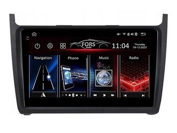 Штатная автомагнитола FORS.auto FS 2 PRO для Volkswagen Polo (2+32Gb, 9", black) 2008-2020 FA_FS-2358 фото