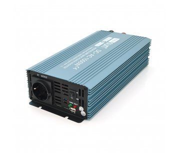 Інвертор напруги Mexxsun MXS-1500, 24V/220V, 1500W з модифікованою синусоїдою, 2 Shuko, клемні дроти, Q4 U_29231 фото