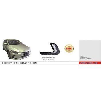 Фари дод. модель Hyundai Elantra/2016-18/HY-401LED/DRL OL_50586 фото